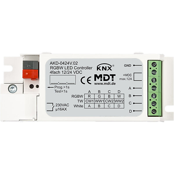 MDT technologies LED Controller 4-Kanal 3/6A, RGBW AKD-0424V.02